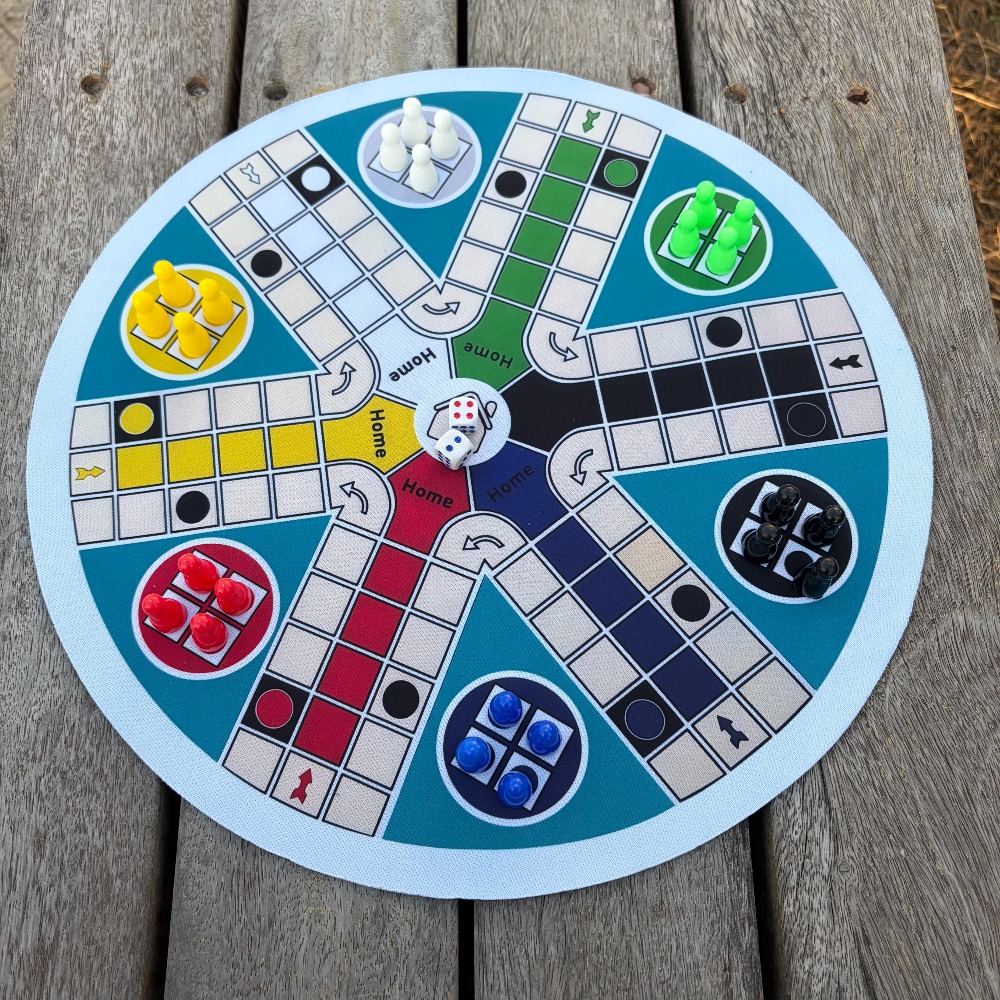 Board Game Ludo - Игровая доска LUDO для 6 игроков,