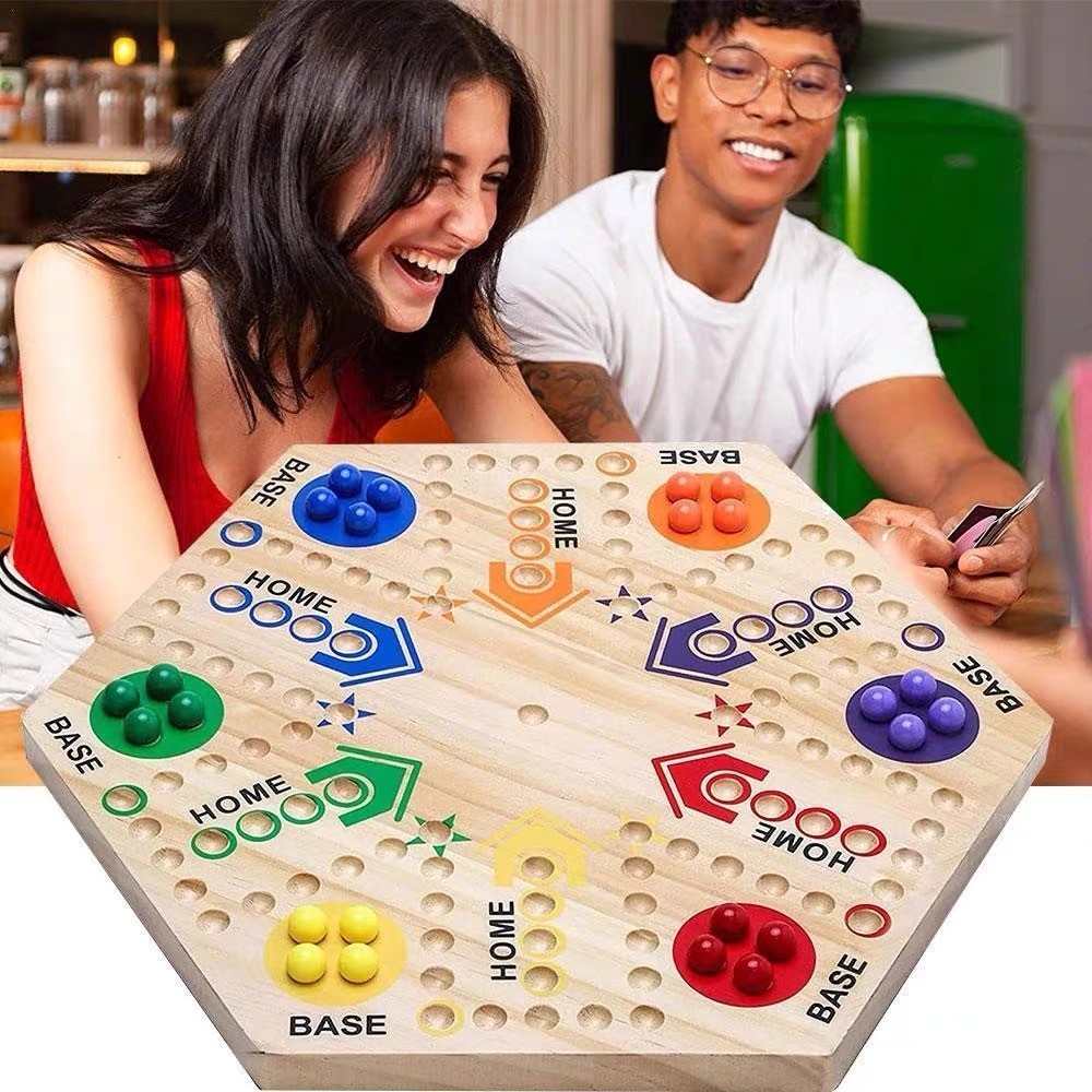 Board Game Quick - Настольная игра Marble Game Двусторонняя окрашенная