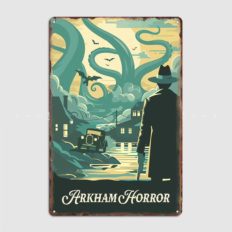 Металлическая табличка-постер  – обзор и цена Board Game Inspiration