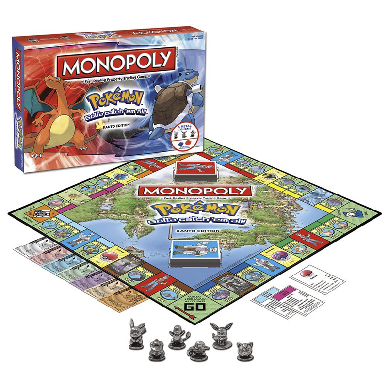 MONOPOLY Pokemon Настольная иг – обзор и цена Board Game Monopoli