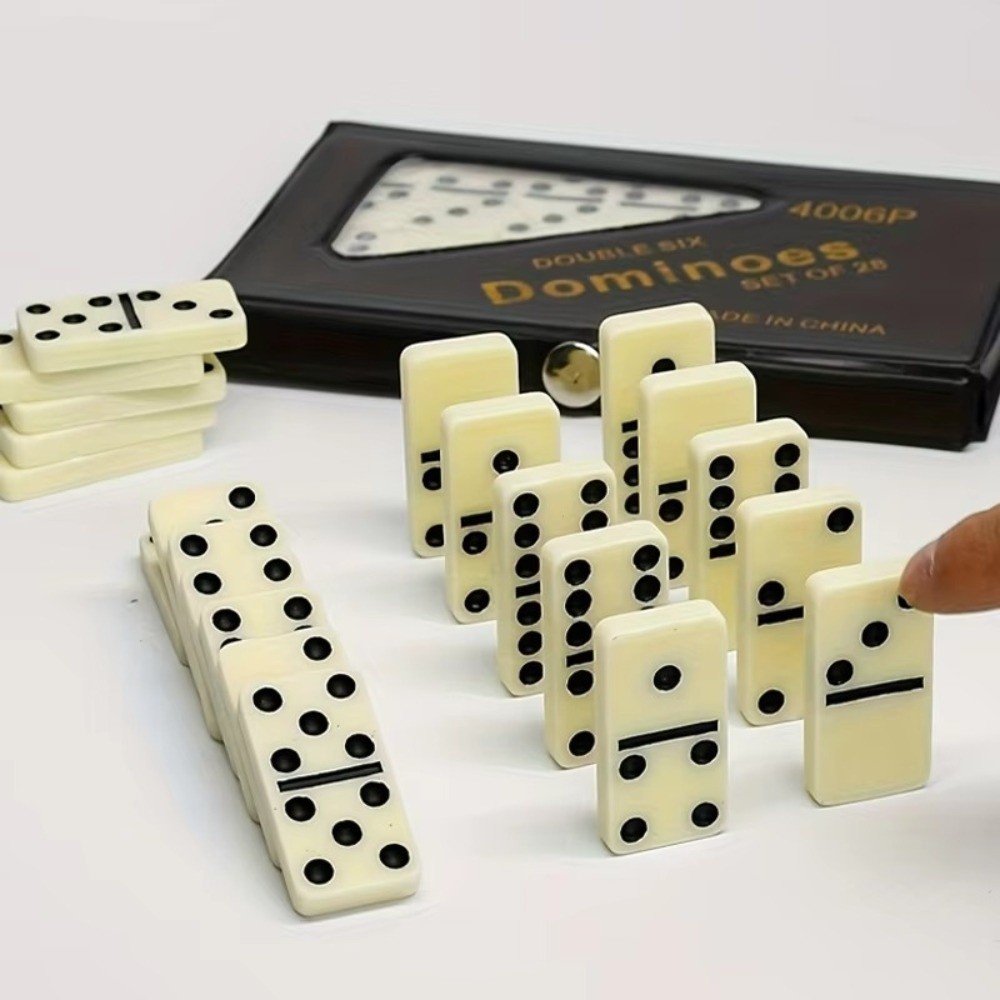 Набор домино Double Six из 28  – обзор и цена Board Game Monopoli